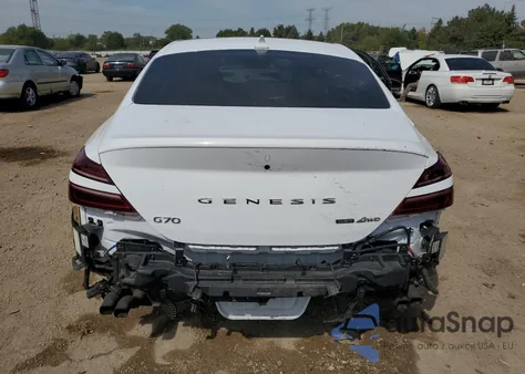 2022 Genesis G70 Base из США, поврежденный, VIN KMTG54TE1NU094955